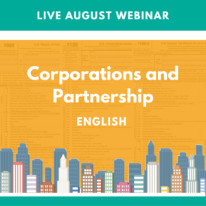 Level I: Live August Corporations and Partnership Webinar