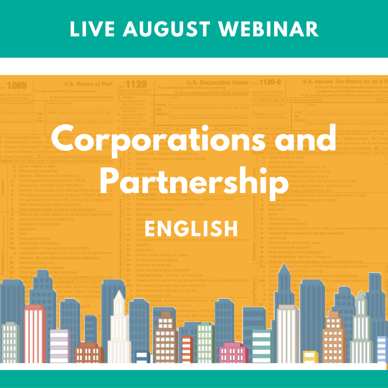 Level I: Live August Corporations and Partnership Webinar